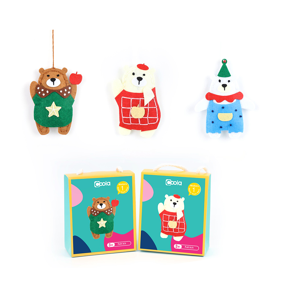 Kit d'artisanat en peluche en peluche en feutre en feutre
