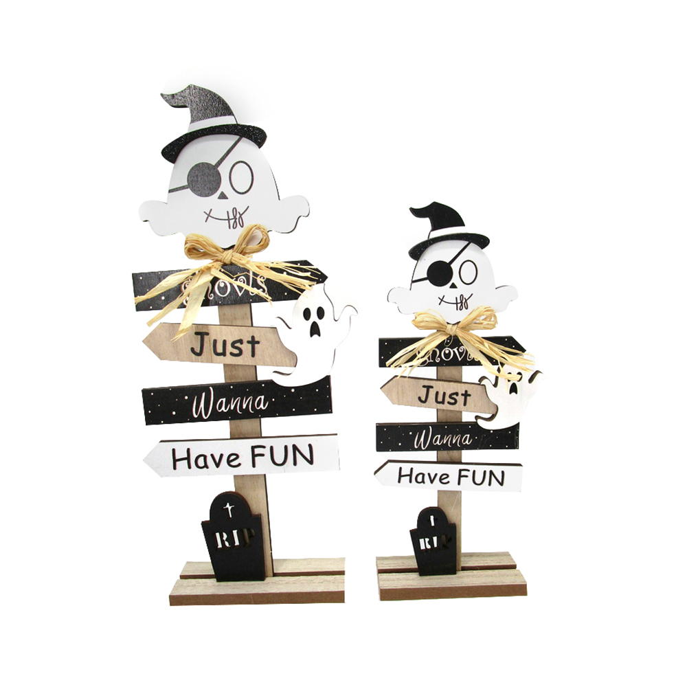 Mignon Halloween Ghost Wood Sincor Decor